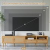 LOVSON Modern Bohemian-style TV stand, entertainment centre suitable for 85-inch TVs, with solid wood legs, suitable for living rooms - 4 of 4