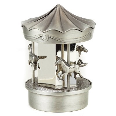 Jiallo  Pewterplated Carousel Bank