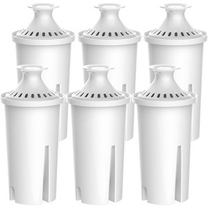 Waterdrop Replacement for Brita Filters, Pitchers, Dispensers, NSF Certified Pitcher Water Filter, Brita Classic OB03, Mavea,Pack of 6 - 1 of 4