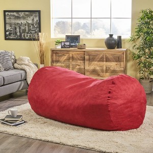 Okak Oversized Bean Bag Chair,8 Ft Floor Chair Comfy Bean Bag Chair with Removable Covers for Adults/Kids for Reading,Living Room,Bedroom - 1 of 4