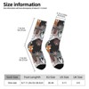 Canadian Wild Animals Women Printed Crew Socks Funny Funky Socks Soft Polyester Novelty Gifts for Artists Men - 2 of 4