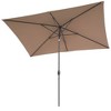 Sonkuki 10x6.5 FT Outdoor Patio Umbrella Market Table Umbrella With a Crank for Garden, Deck and Pool - 2 of 4