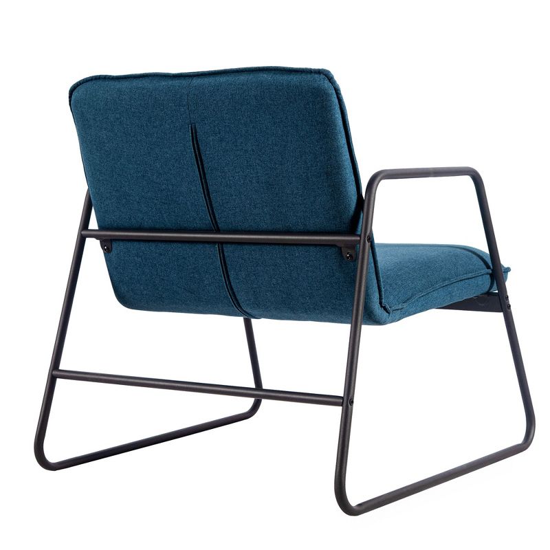 Neutypechic Modern Linen Upholstered Accent Chair Loveseat Sofa, 5 of 7
