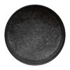 Black Galvanized Metal Planter with Wood Base - Foreside Home & Garden - 3 of 4