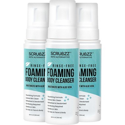 No Rinse Foaming Body Wash for Elderly, Bedridden Women & Post Workout - Fresh Scent
