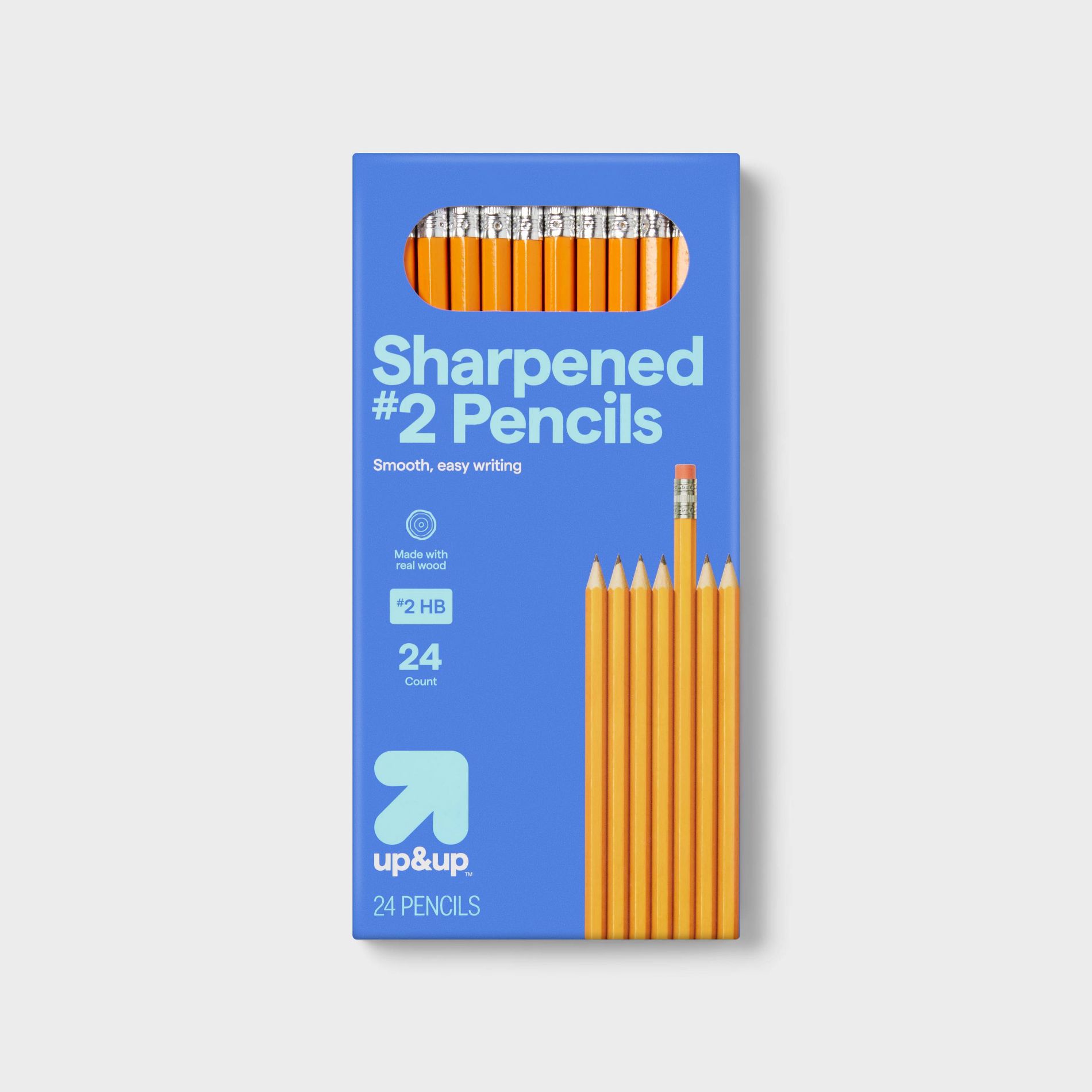 Sharpened #2 Wood Pencils - up&up™