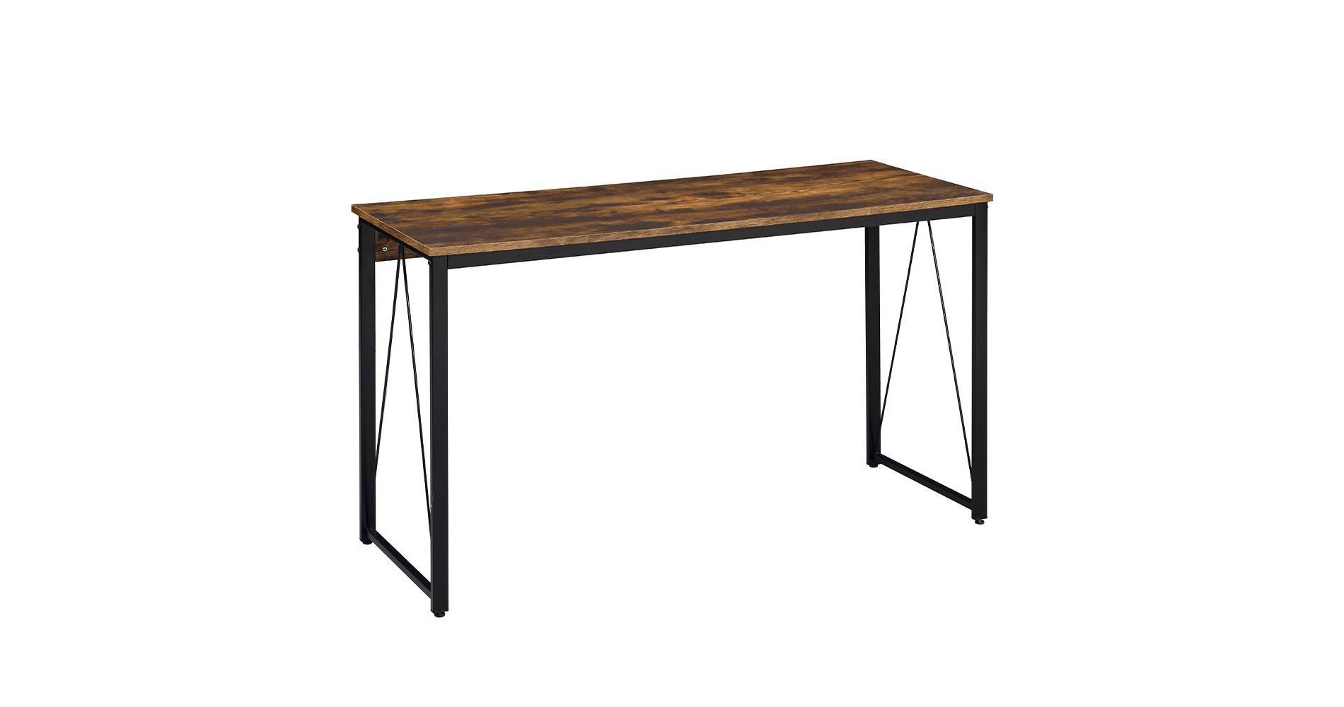 Acme Furniture Zaidin Desk Weathered Oak/Black Finish