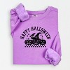 Simply Sage Market Happy Halloween Arch Distressed Lightweight Garment Dyed Sweatshirt - 2 of 4