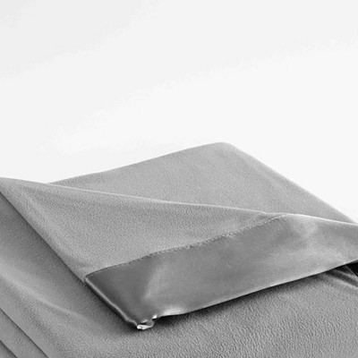 King Size Greystone Micro Flannel Fleece Sheet Blanket