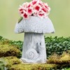 The Lakeside Collection Mushroom Planter Gray Large Medium or Small Garden - 2 of 2
