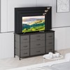 Jojoka Dresser TV Stand, Wide Entertainment Center with 10 Drawers for 55” TV,  Waterproof Wood Top - 4 of 4