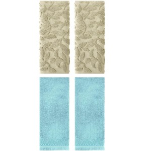REGALWOVEN 4 Pcs Bathroom Absorbent Soft Boho Hand Towel - 1 of 4