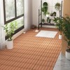 Tangkula 36PCS Interlocking Deck Tiles 12" x 12" Waterproof All Weather Flooring Covering - 2 of 4