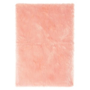 Faux Fur Non-Slip Fluffy Living Room Rug, 30" x 46" - 1 of 4