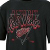 NHL Detroit Red Wings Women's Short Sleeve Dark Fashion T-Shirt - 3 of 3