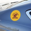 Central Michigan University Chippewas Automotive Car Refrigerator Locker Vinyl Circle Magnet - 3 of 4