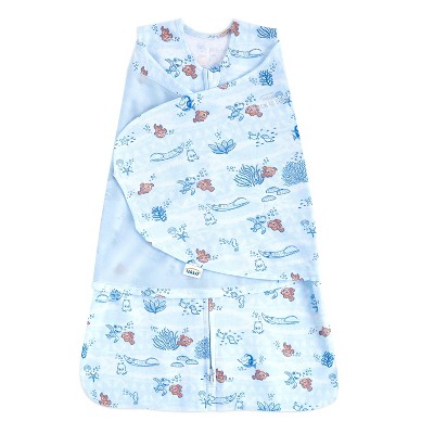 HALO Innovations SleepSack 100% Cotton Swaddle Wrap Disney Baby Collection Finding Nemo