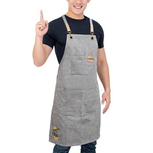 Urban Sombrero Tipsee Chef Canvas Utility Apron - 3-Pocket Kitchen Apron for Cooking, Grilling - 1 of 4