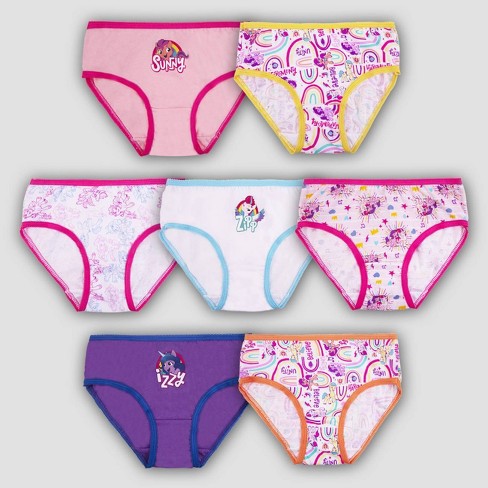 Girls' My Little Pony 7pk Underwear - 4 : Target