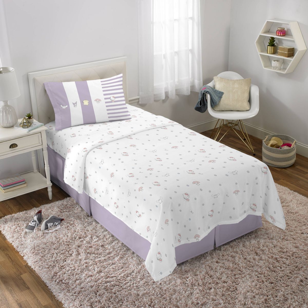 Hello Kitty Kids' Twin Sheet Set