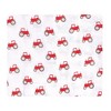 Hudson Baby Infant Boy Cotton Muslin Swaddle Blankets, Boy Farm Animals, One Size - image 3 of 4