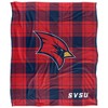 Saginaw Valley State University Campus Plaid Spirit Silky Touch Super Soft Throw Blanket 50x60 - 2 of 4