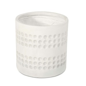 SEVOBAL Planters Planter Outdoor Aesthetics With Round Design Sturdy And Stylish Planter Magnesium Oxide, Antique White, 14.75"*14.75"*14.75" - 1 of 4