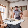 10 In 15A Multifunctional Saw, 5000RPM Portable Jobside Table Saw, 90° Cross Cut and 0-45° Bevel Cut Saw with Adjustable Blade Height - 3 of 4