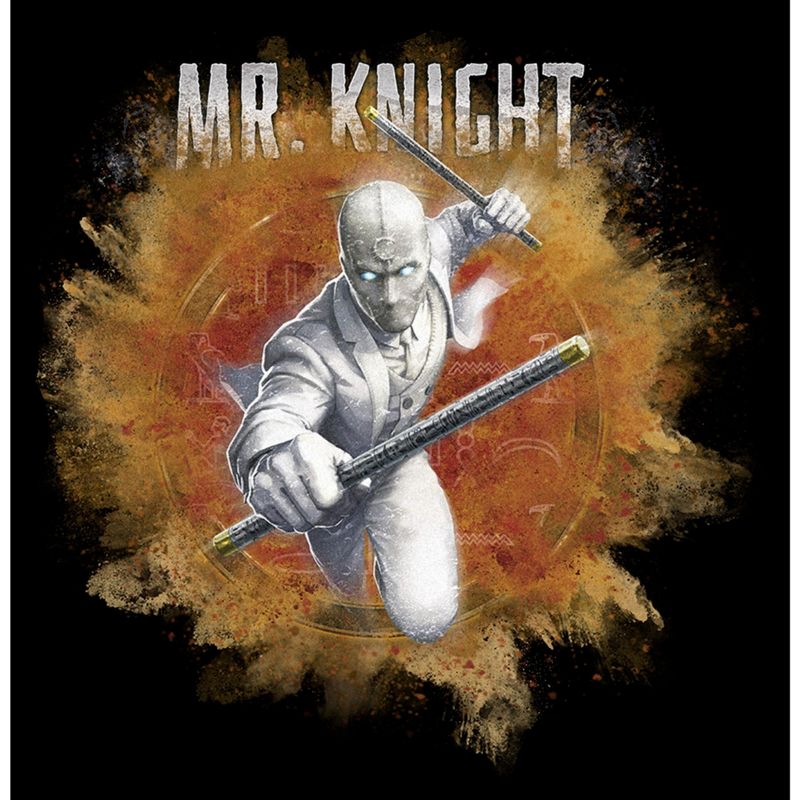 Men's Marvel: Moon Knight Mr. Knight Sandstorm T-Shirt, 2 of 6