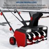Cordless Snow Blower 20 Inch with LED Lights and 180° Rotating Chute for Driveway Patio Sidewalk - 4 of 4