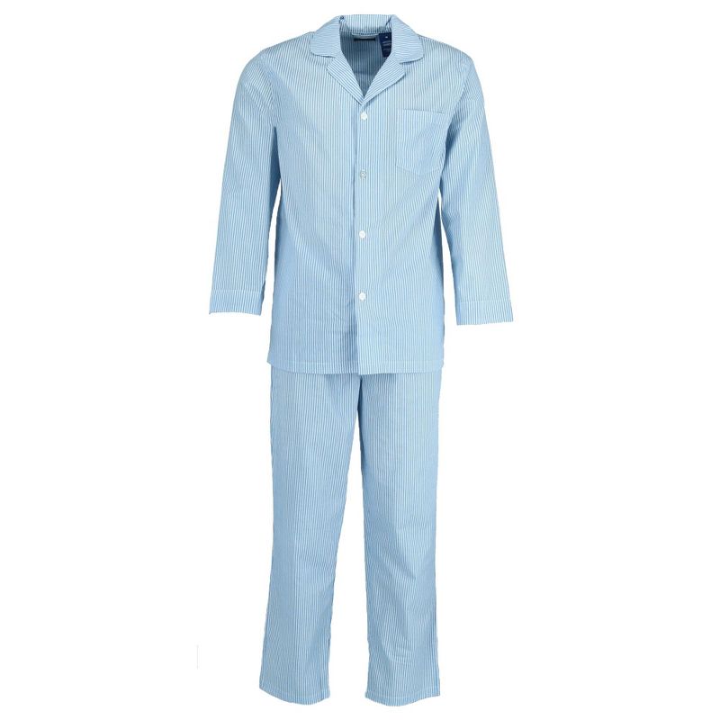 Fruit of the Loom Men's Big and Tall Long Sleeve Pajama Set, 1 of 4