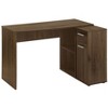 PAGED Simple Modern Computer Desk, L Shaped Home Office Desk with Storage Drawer, Cabinet and 2 Shelves for Office - 3 of 4