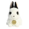 Aurora Small Rex Rabbit Miyoni Realistic Stuffed Animal White 8" - 2 of 4