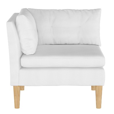 Corner Chair Twill White - Simply Shabby Chic®
