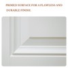 SpassWay 36"W*80"H Exterior Frosted Glass Prehung Front Entry Door Primed Interior Fiberglass Entrance Door - 3 of 4