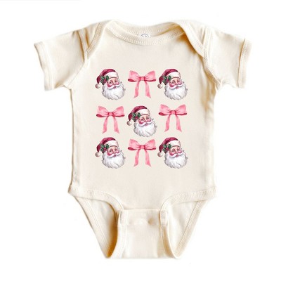 The Juniper Shop Coquette Santa Chart Baby Bodysuit - 18 Month - Natural
