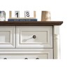 ORRD Farmhouse 5 Drawer Dresser Chest, Wooden Rustic Storage Organizer for Bedroom & Living Room, Sturdy & Durable - 3 of 4