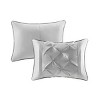 Sapphtopaz 7 Piece Comforter Set Elegant Bedding Comforter Sets Solid Color Reversible Tufted Bedding Set with Throw Pillows - 4 of 4