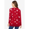 Woman Within Plus Size Cotton Lightweight Pullover - 3 of 4