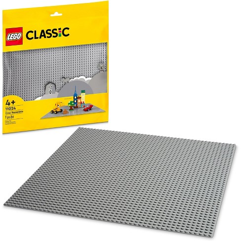 pluma Una vez más transferir Lego Classic Gray Baseplate 11024 Building Kit : Target