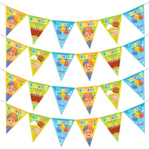 Treasures Gifted Blippi Birthday Banner Pennant - Blippi Party Supplies - 2 Pack - 1 of 4