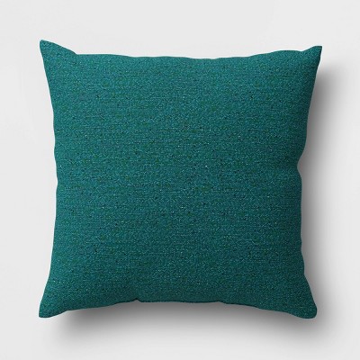 2pc Decorative Throw Pillow Set DuraSeason Fabric™ Teal - Project 62™