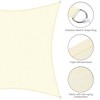 Yescom 18x18 Ft 97% UV Block Square Sun Shade Sail HDPE Canopy Patio Garden Pool Yard - 4 of 4