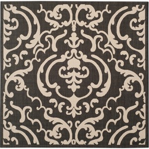 Courtyard CY2663 UV & Stain Resistant Non-Shedding Power Loomed Indoor/Outdoor Rugs - Safavieh - 1 of 4