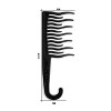 XO Curls Shower Detangling Hair Comb (Black), Wide Tooth Comb , Comb with Hook for Easy Hanging in Shower, Hair Comb for Curly & Wavy Hair - 4 of 4