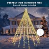 Joyfy Christmas Lights Outdoor, 10 ft Cone Tree Yard Light Christmas Decorations Outdoor, Garden Holiday Decor, Christmas Eve Night Decor - 2 of 4