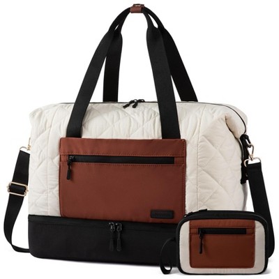 Weekender Bags for Women, Puffer Travel Duffel Bags for Woman, Large Hospital Bag