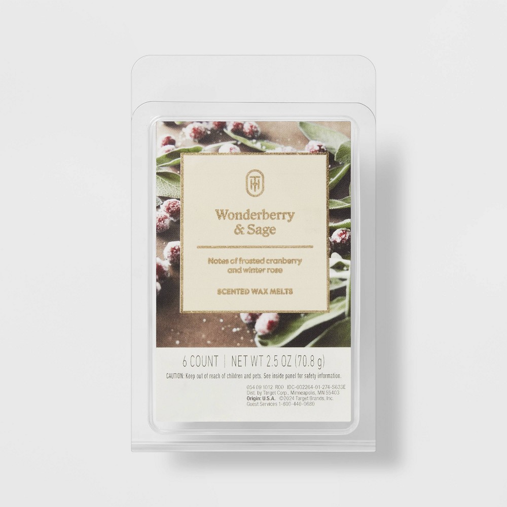 6ct Wonderberry and Sage Wax Melt 2.5oz - Threshold™