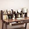 Wooden Desk, Home Office Desk, Study Desk, Writing Table Computer Desk With Drawers and Chair, Removable Hutch - 3 of 4