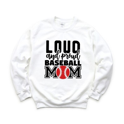 Simply Sage Market Women's Graphic Sweatshirt Loud and Proud Baseball Mom